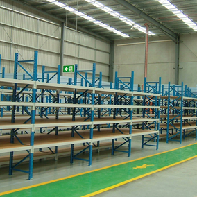 Longspan shelving is a must to keep all stored items organised